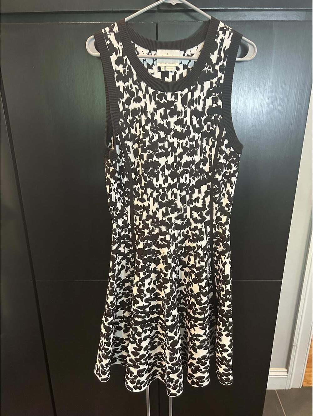 Kate Spade Floral Jacquard Knit Fit & Flare Dress - Size M